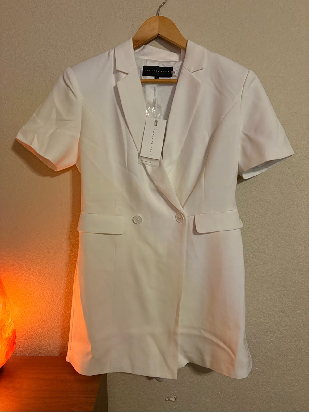 Endless Rose White Blazer Romper